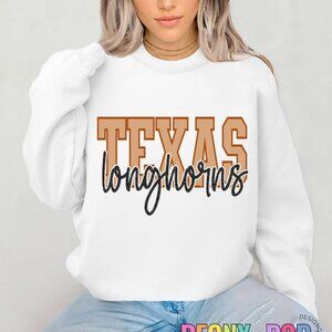 Texas Longhorns Unisex Sweatshirt, Retro University of Texas Shirt For Men Women